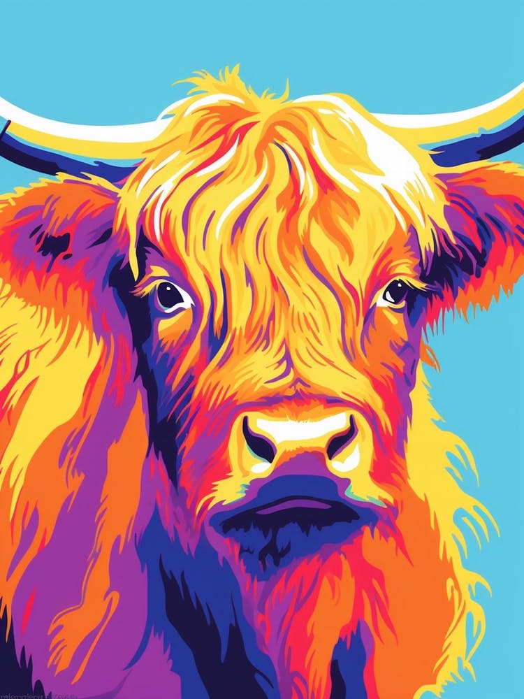 Colour Pop Highland Cow 2