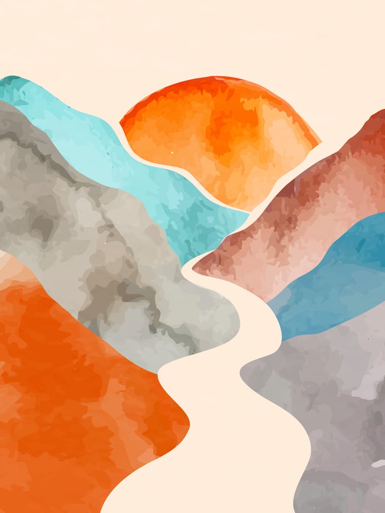 Watercolor Landscape Painting 1