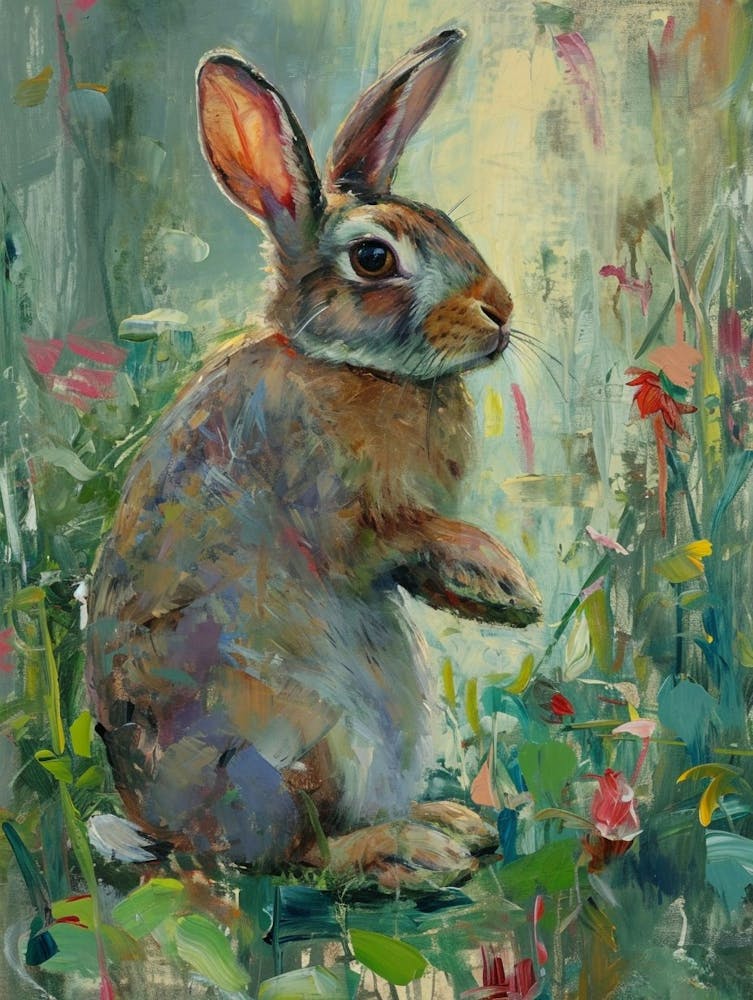 Havana Rabbit Painting 2