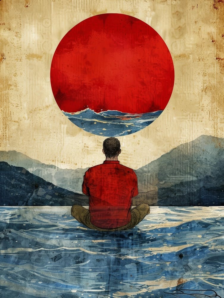 Man In Meditation