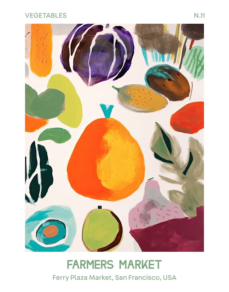 Avocado Vegetables Farmers Market 1 Ferry Plaza Market, San Francisco, Usa