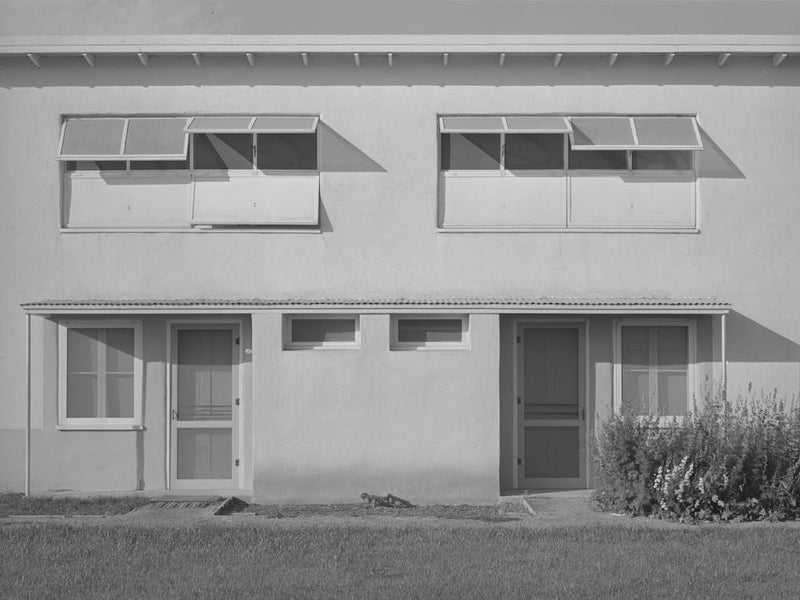 Detail Of Apartment Building At The Arizona Part Time Farms, Maricopa County, Arizona, Chandler Unit By