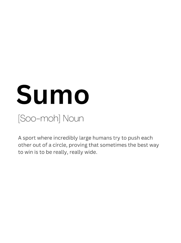 Sumo Definition Meaning