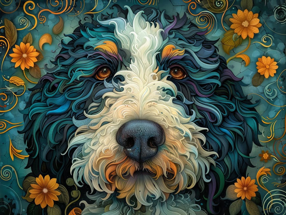 Bernedoodle Fine Art Portrait 1