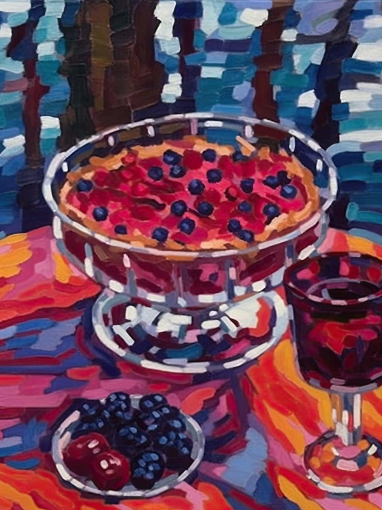 Triple Berry Pie Painting 3