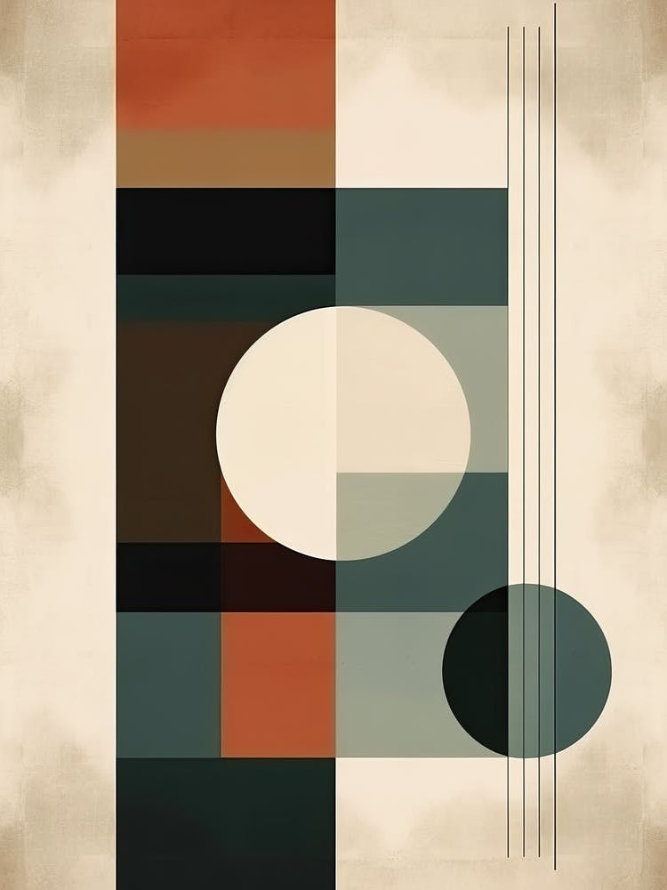 Serene Spectrum; Boho Mid Century Pastels