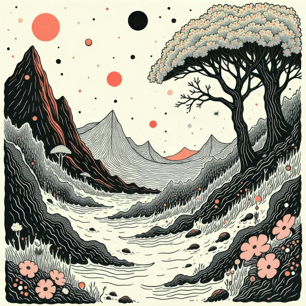 Landscape In The Mountains 2