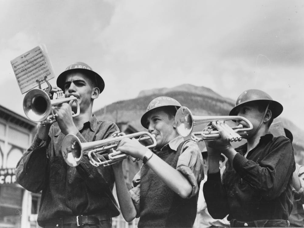 High School Band At The Miners Labor Day Celebration, Silverton, Colorado By Russell Lee
