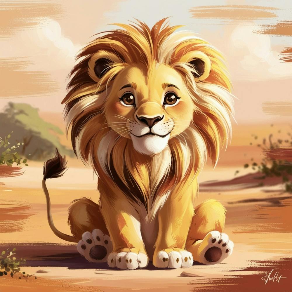 Cute Lion