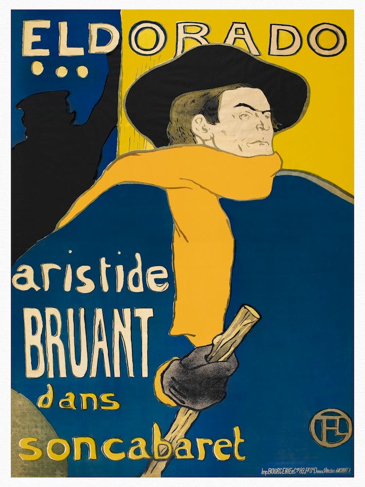 Les Ambassadeurs Aristide Bruant (1892), Henri de Toulouse-Lautrec