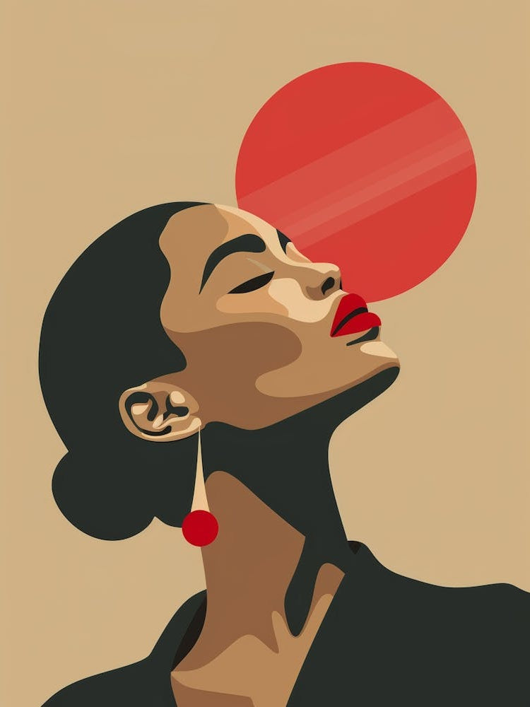 Afro-American Woman 75