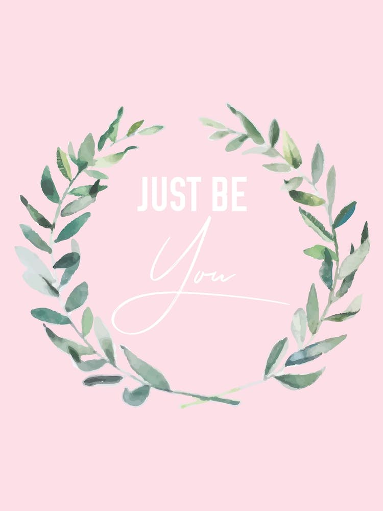 Be You Pink Background
