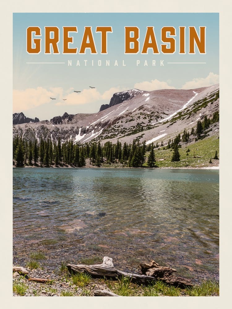 Great Basin Travel Poster