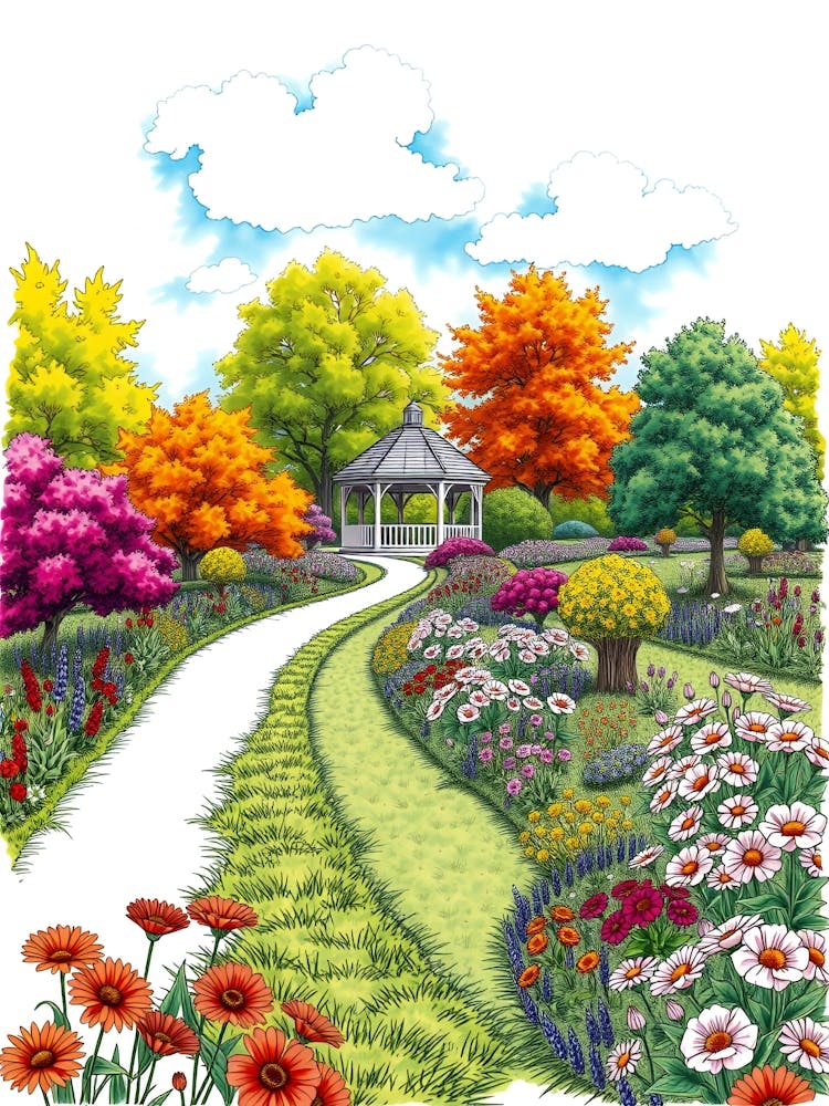 Gazebo In The Garden 2