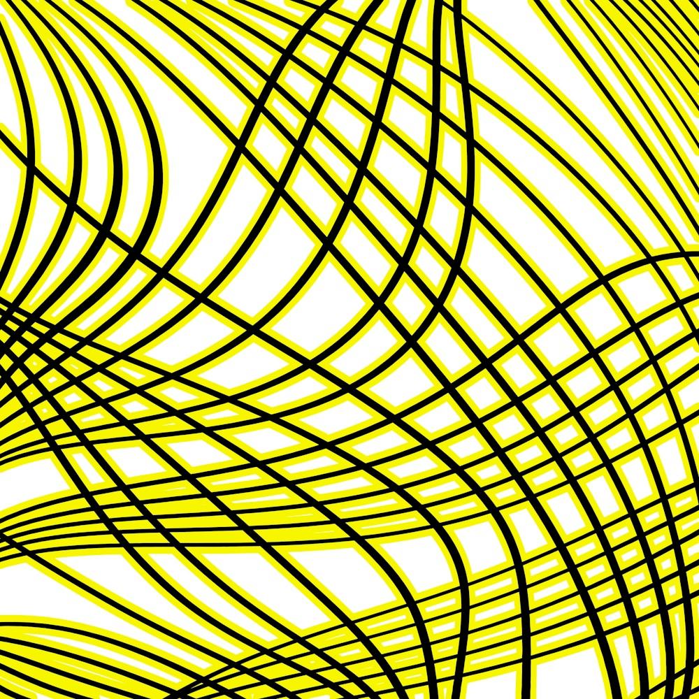 Abstract Yellow And Black Lines 2