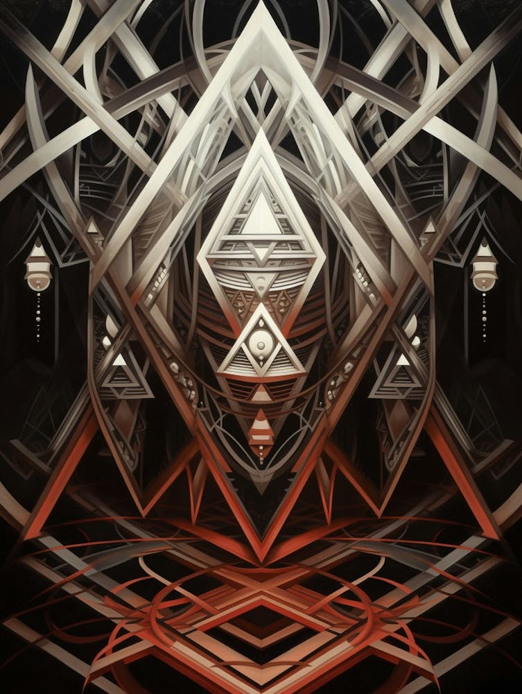 Geometric Abstract Illustrations 9