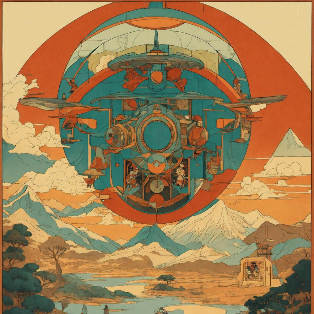 Spaceship In The Sky