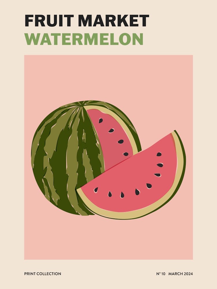 Fruit Market No. 10 Watermelon