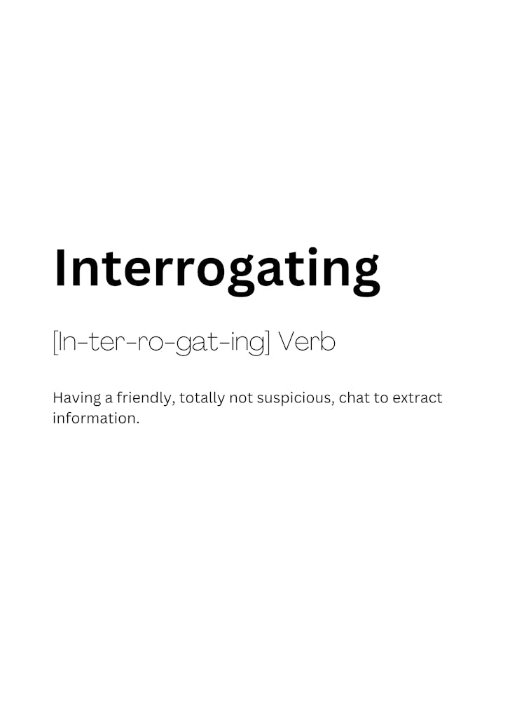Interrogating Definition Meaning 1
