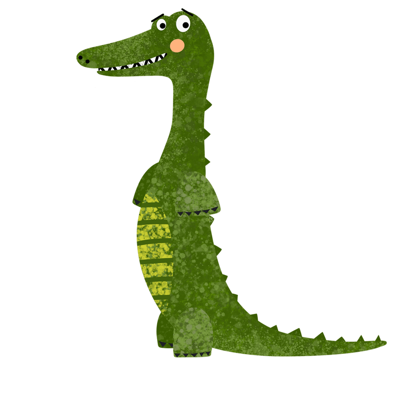 Cute crocodile