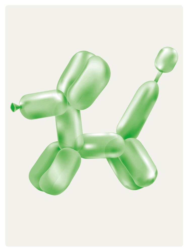 Balloon Dog Green