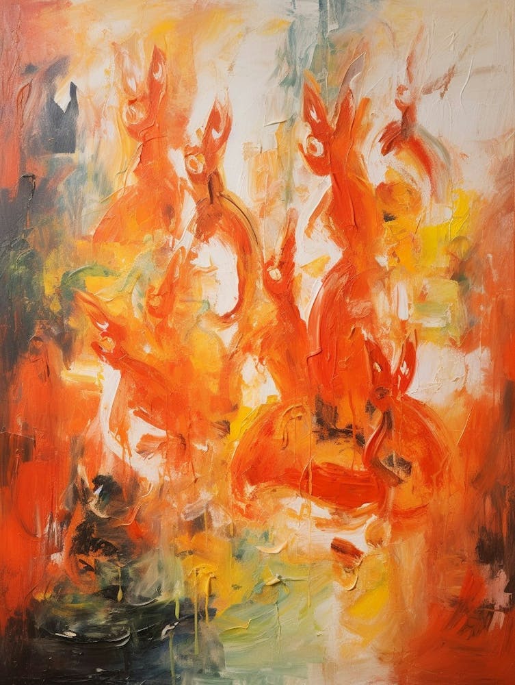 Écureuil Expressionnisme Abstrait 3