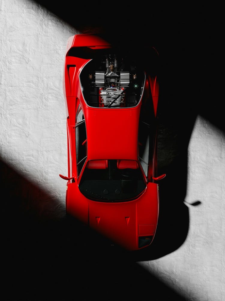 Red Ferrari F40