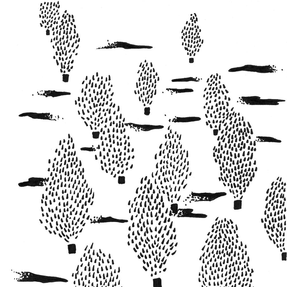 Mountain Landscape 2 Square