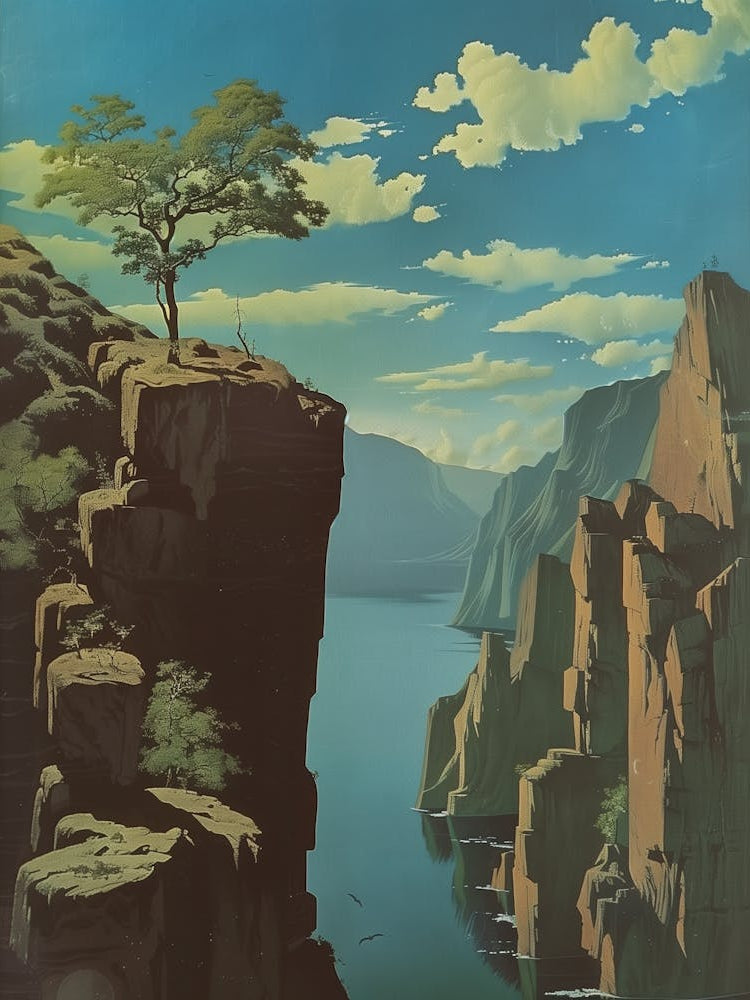 Tree On The Cliff