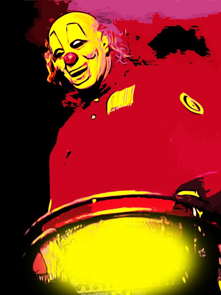 Clown Drumming shawn crahan slipknot music band 1