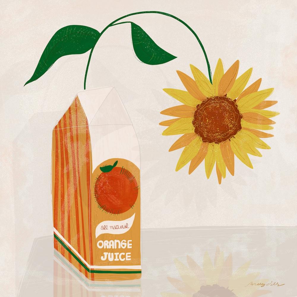 Orange Juice Square