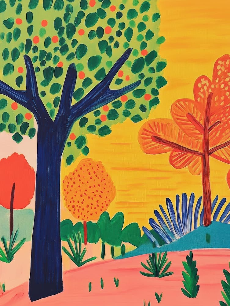 'Sunset Trees' 1