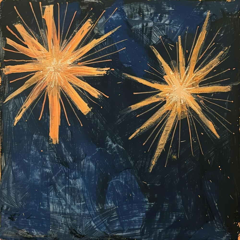 Two Starbursts
