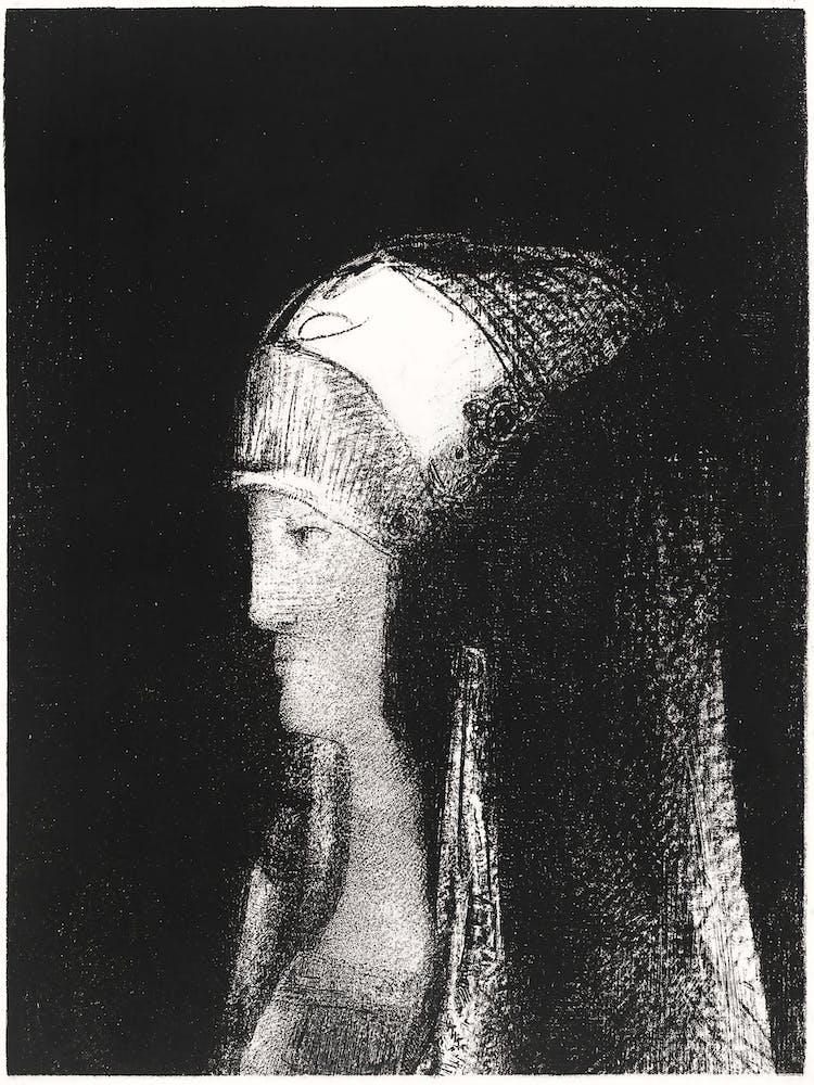 Druidesse (1891), Odilon Redon