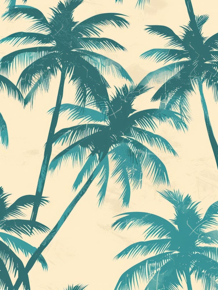 Palm Trees Seamless Pattern