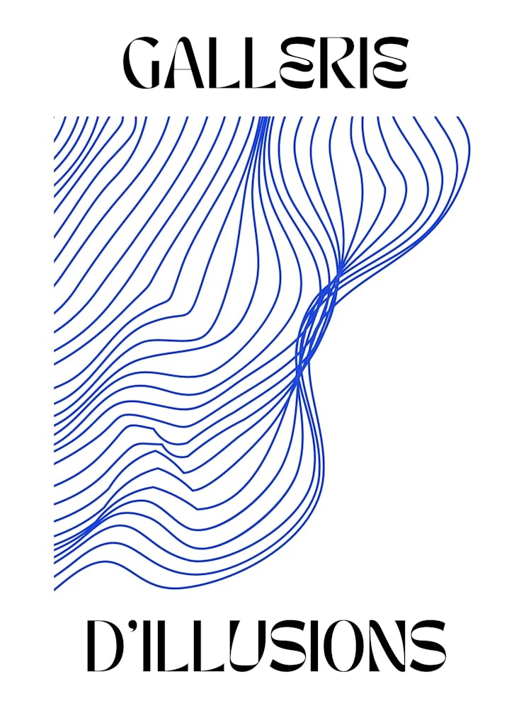 Abstract Lines Art Poster 1