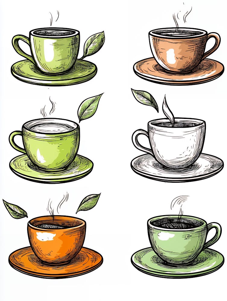 Coffee Cups And Saucers