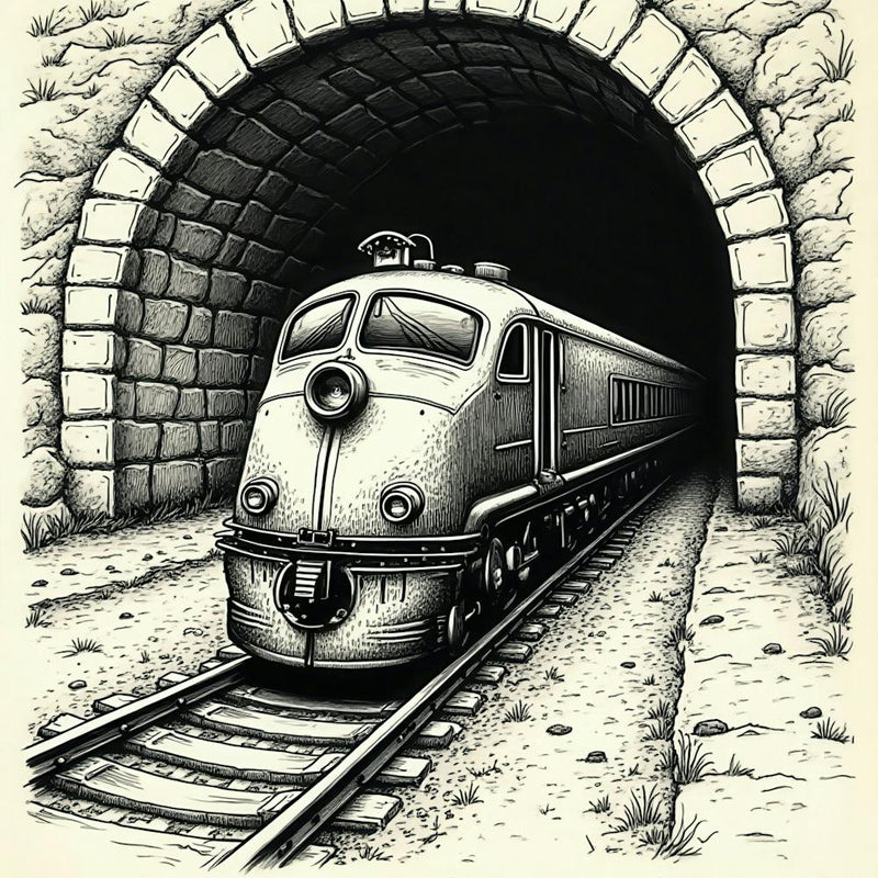 Train In Tunnel