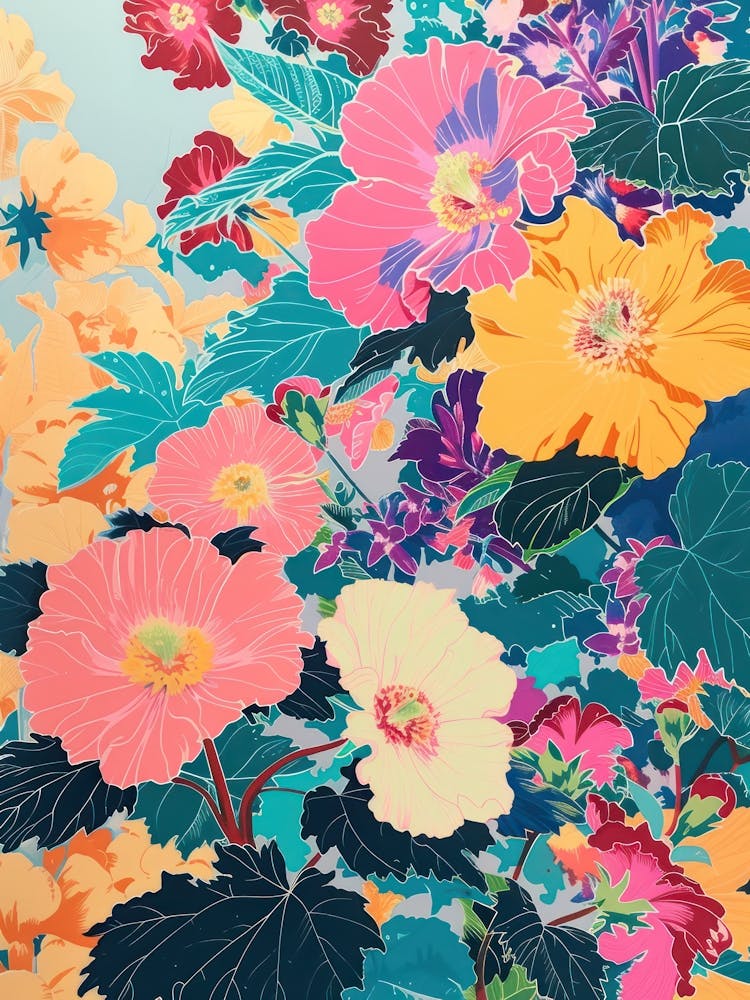 Hokusai  Great Japan Flowers Japanese 3