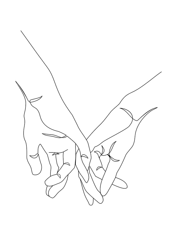 Two Hands Holding Hands
