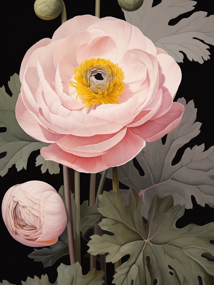 Flower Illustration Ranunculus 3