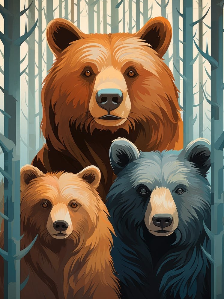 Bears In The Woods
