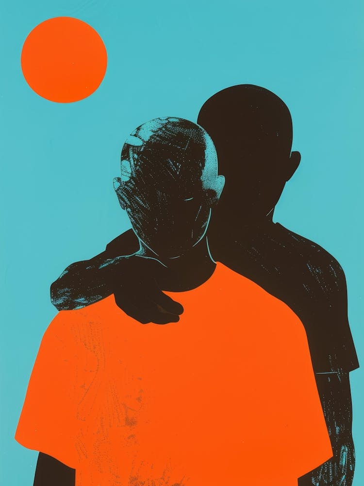 'Two People Hugging'