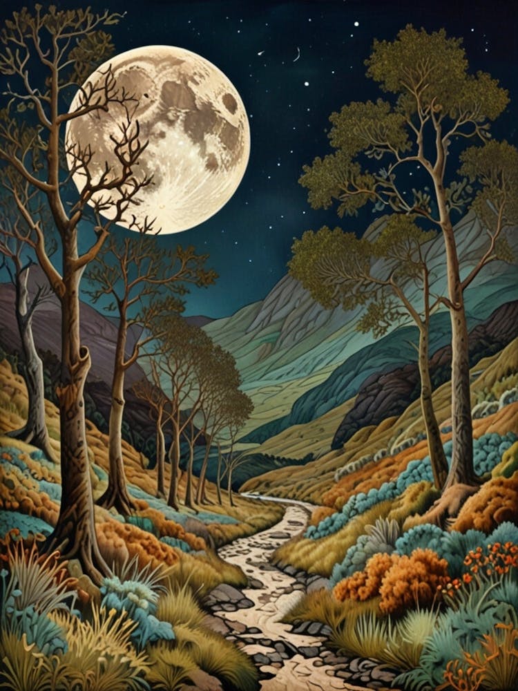 William Morris Schottische Landschaft