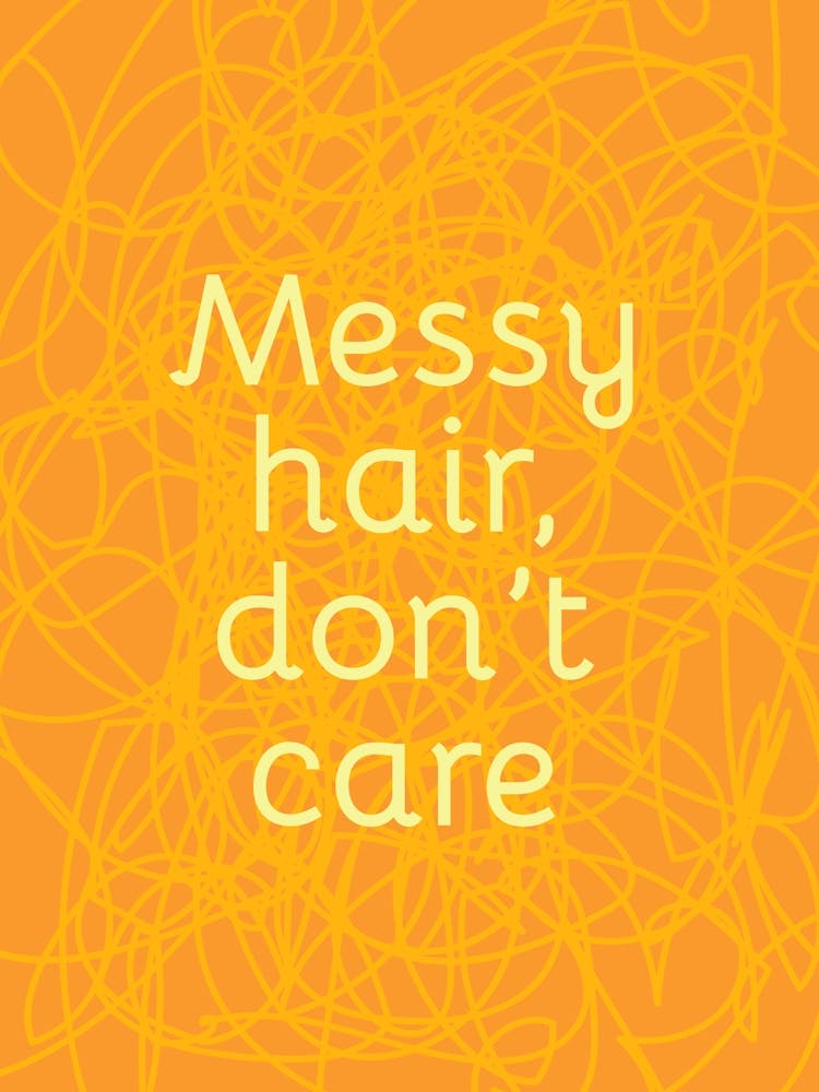 Messy Hair Dont Care Redhead