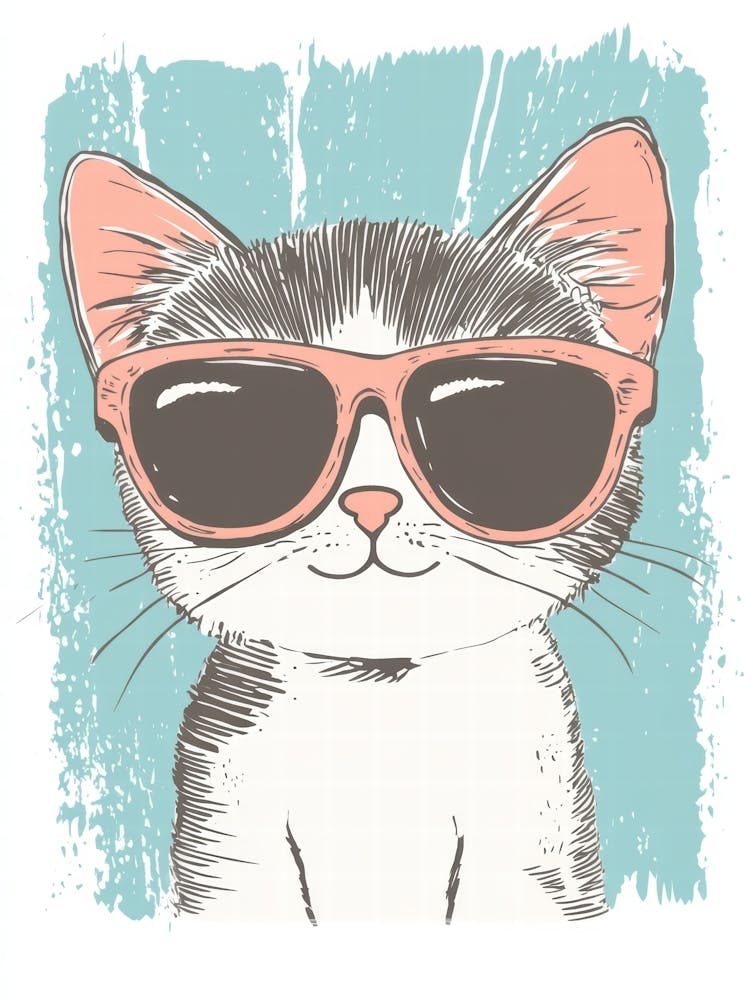 Cat In Sunglasses 13