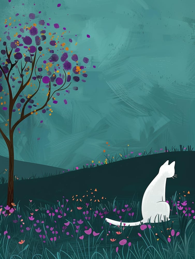 Cat In The Meadow 2