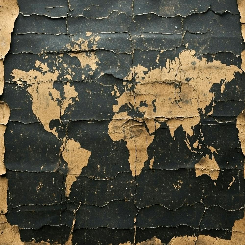 World Map Art 22