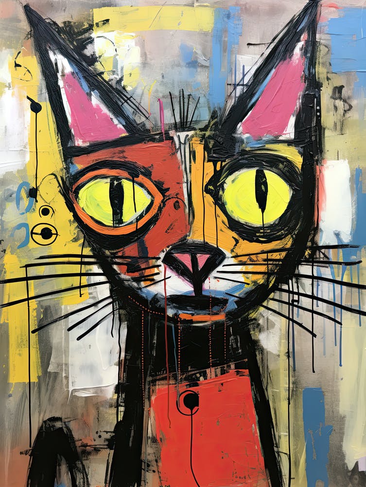 Urban Paws and Basquiat Claws: Black Cat Neo-expressionism
