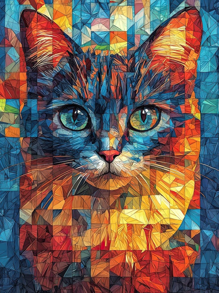 Mosaic Cat 14